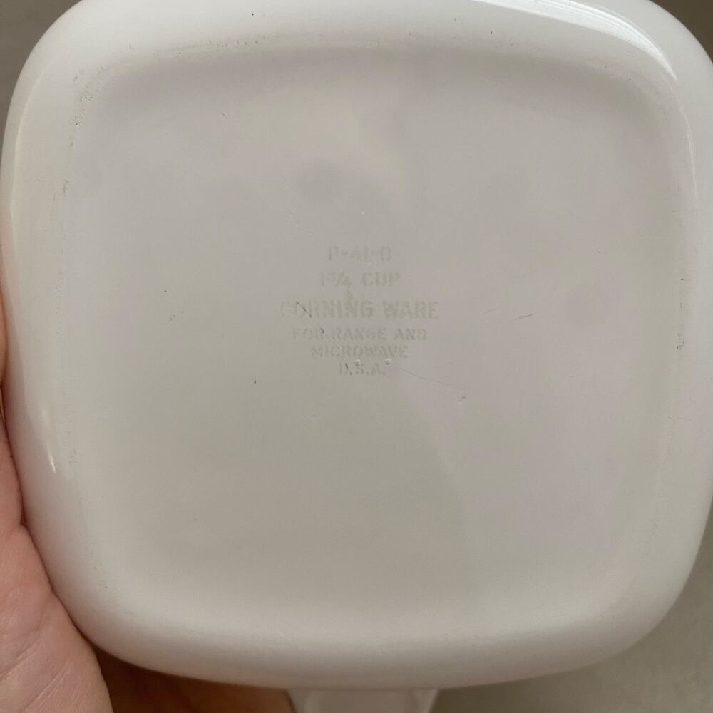 Set of 5 Vintage CorningWare Blue Cornflower 1 3/4 Cup Casserole Dishes Lids - Picture 5 of 5